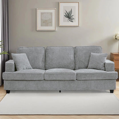 89 inch Cloud Couch Sofa in Chenile
