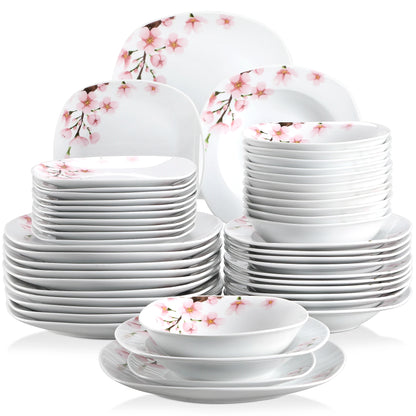 24/48 PCS Porcelain Ceramic Tableware Set