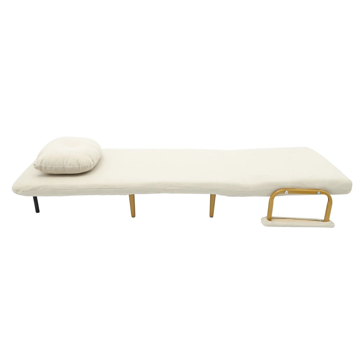Off-White/Grey/Green Sofa Bed Adjustable Backrest