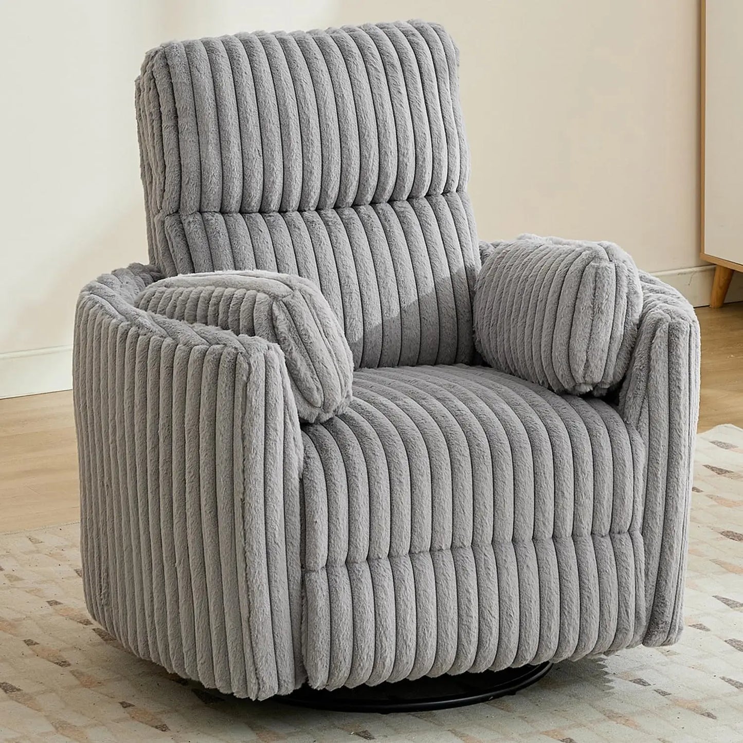 Power Swivel Glider Rocking Recliner Nursery Chair