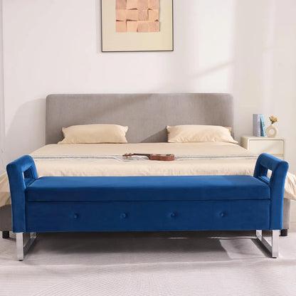 Ottoman with Storage Bench, Upholstered