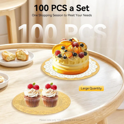 13 Inch Gold Reusable Charger Plates Set
