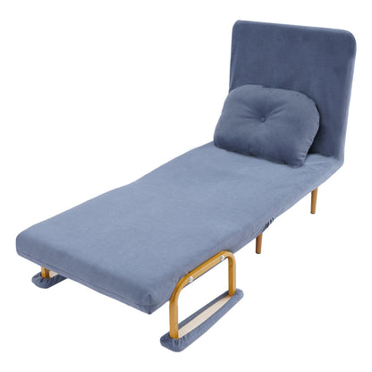 Off-White/Grey/Green Sofa Bed Adjustable Backrest