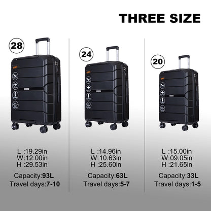 Hardshell Suitcase Spinner Wheels Set