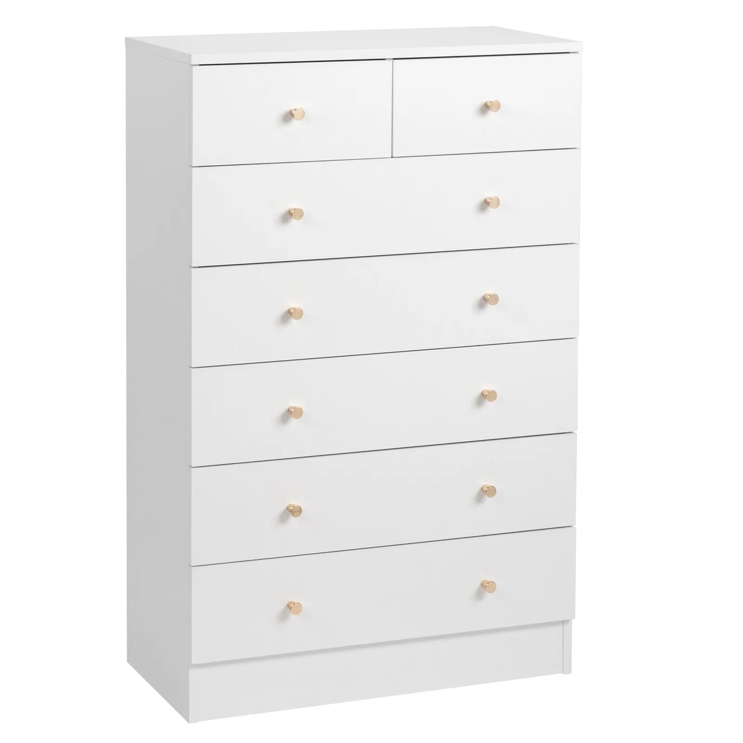 Dresser 7 Drawers Wood Storage Cabinet