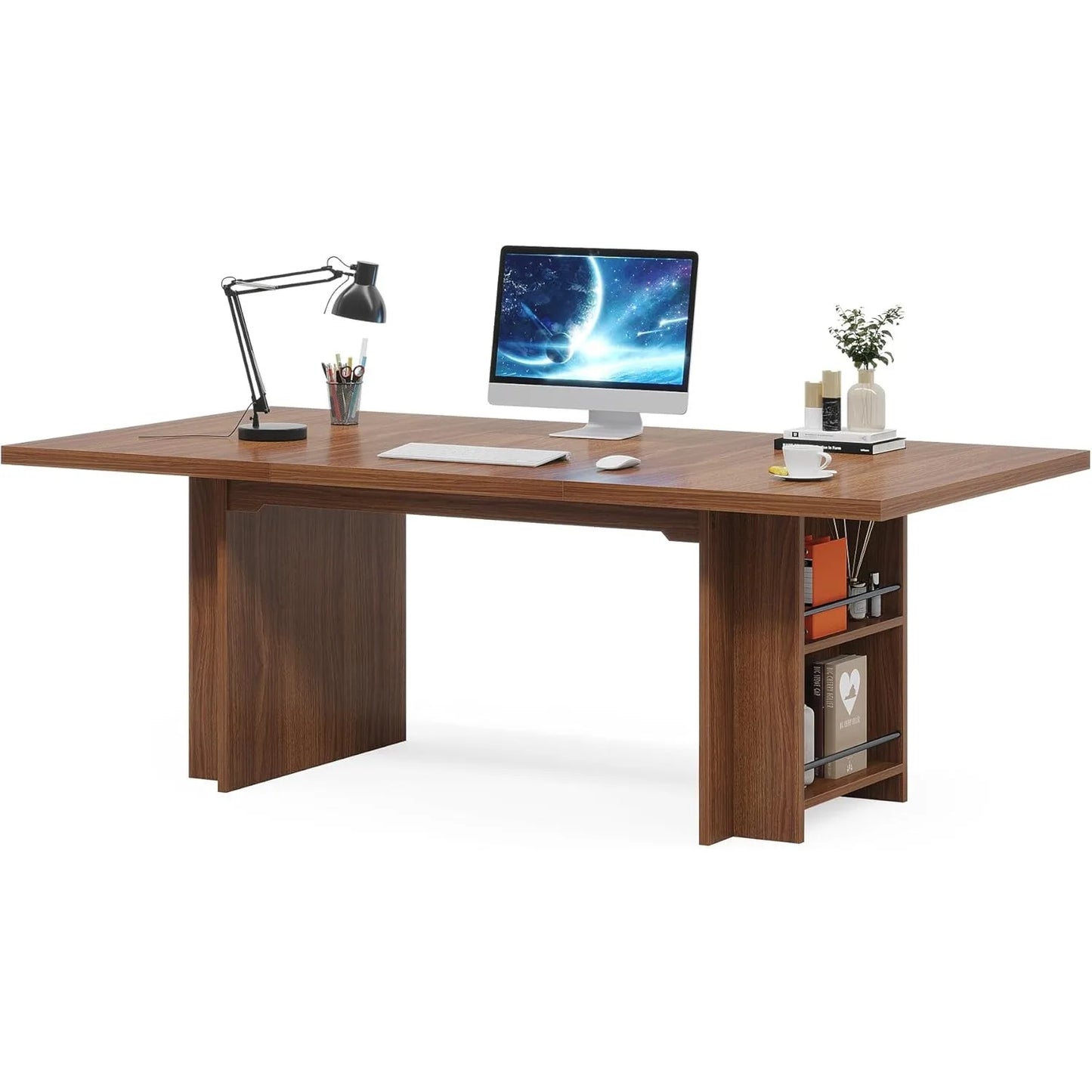 PC, Office, Work, Dining Table with Storage