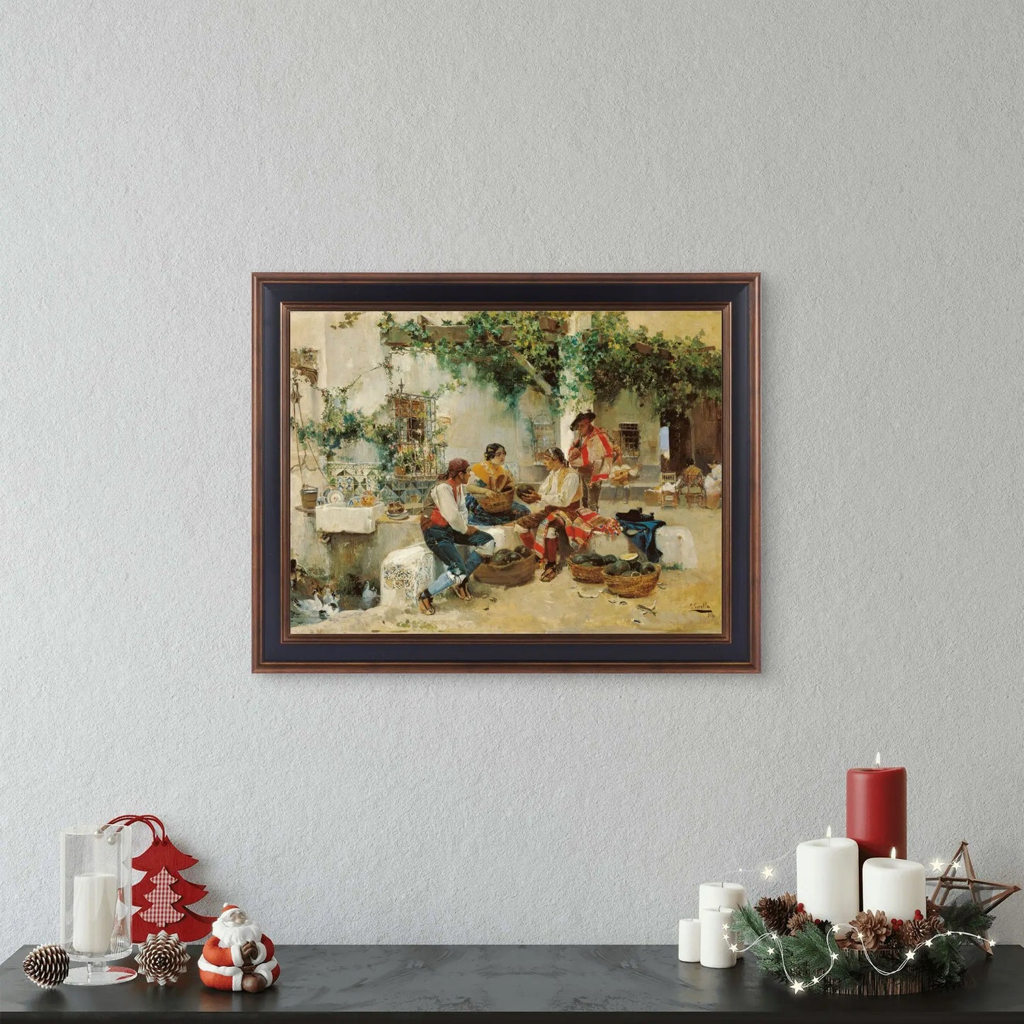 Joaquín Sorolla Framed Canvas Wall Art