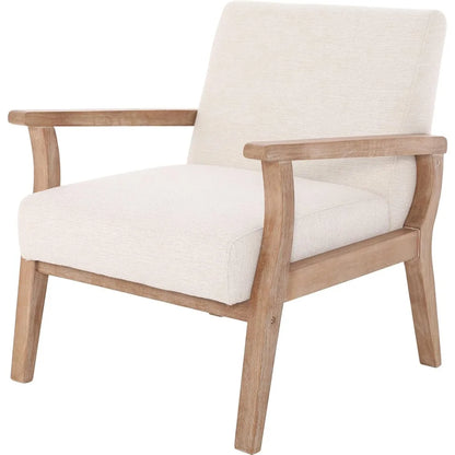 Linen Upholstered Armchair