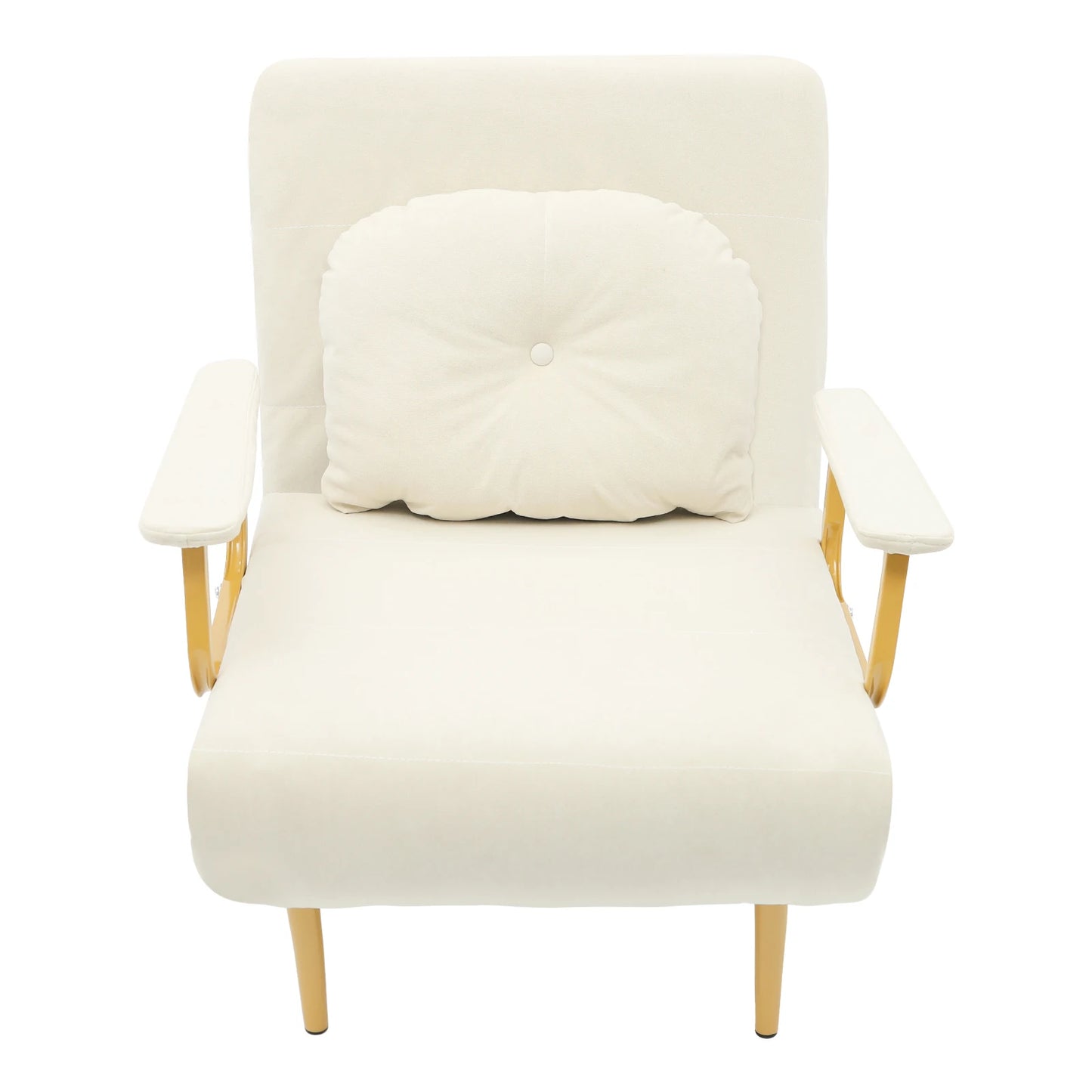 Off-White/Grey/Green Sofa Bed Adjustable Backrest