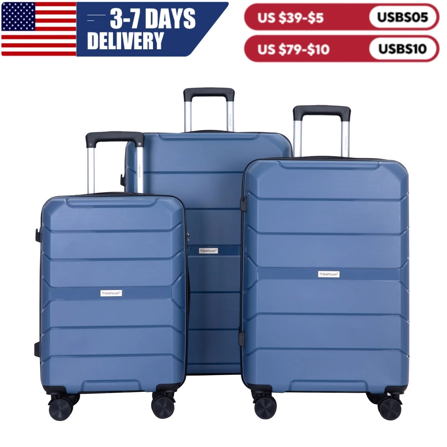 Hardshell Suitcase Spinner Wheels Set