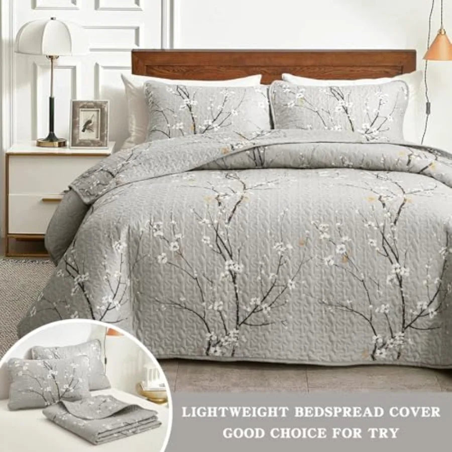 3 Piece Reversible Quilt Set