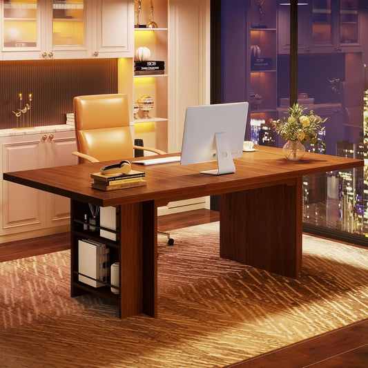 PC, Office, Work, Dining Table with Storage