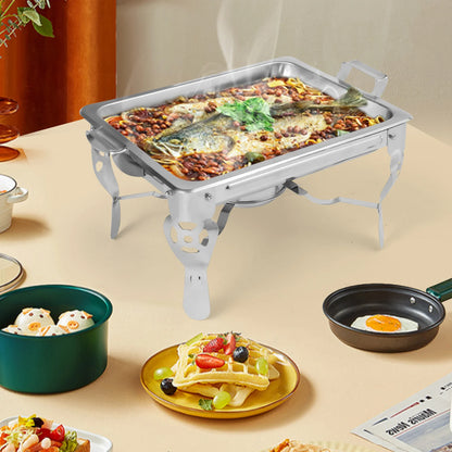 6L Chafing Dish Food Warmer Stainless Steel