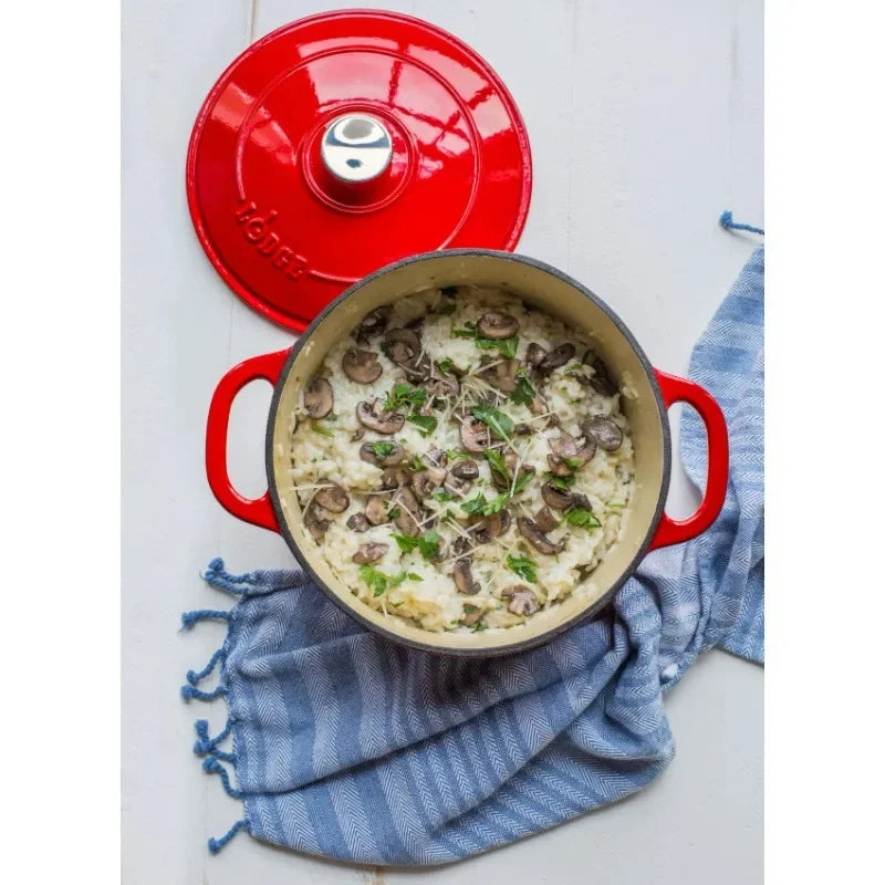 Cast Iron 5.5qt Enameled Dutch Oven  non stick