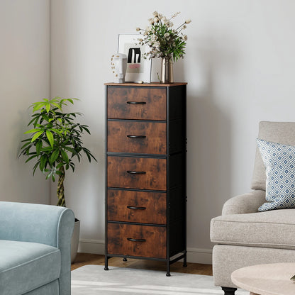48IN Dresser/Nightstand Wardrobe Steel Frame Closet