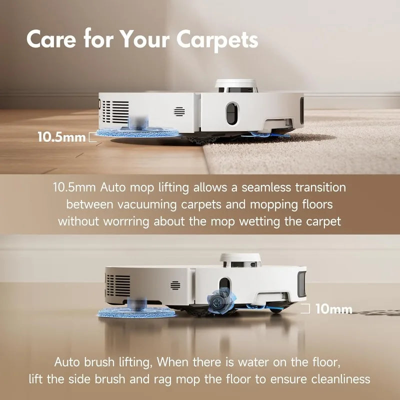 P10 Pro Ultra Robot Vacuum And Mop 13,000Pa Suction,