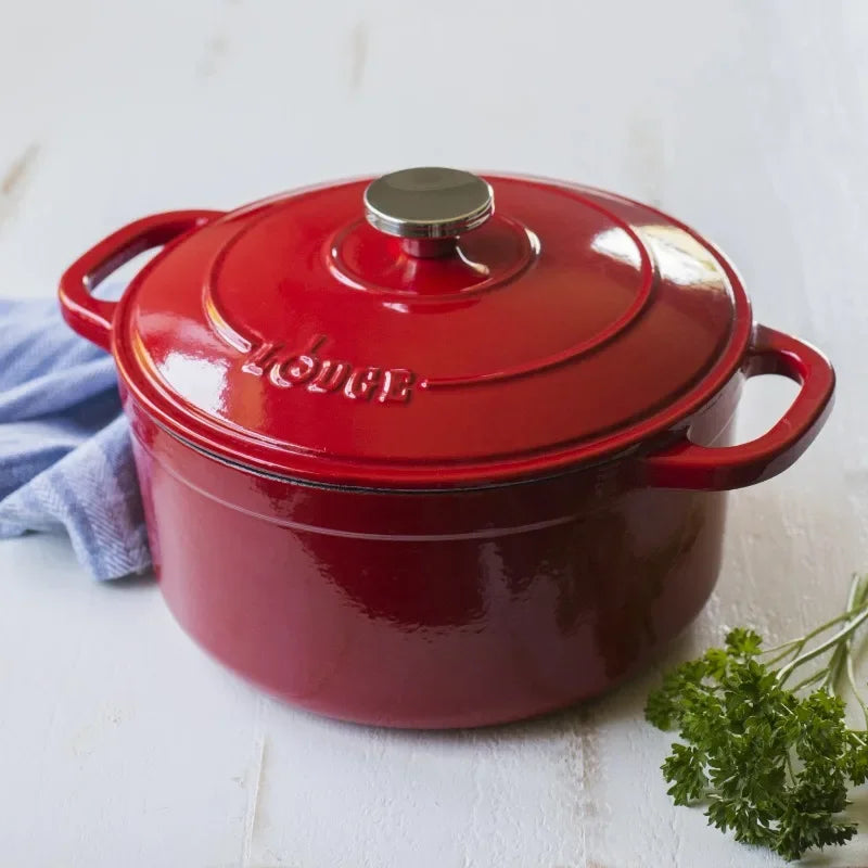 Cast Iron 5.5qt Enameled Dutch Oven  non stick