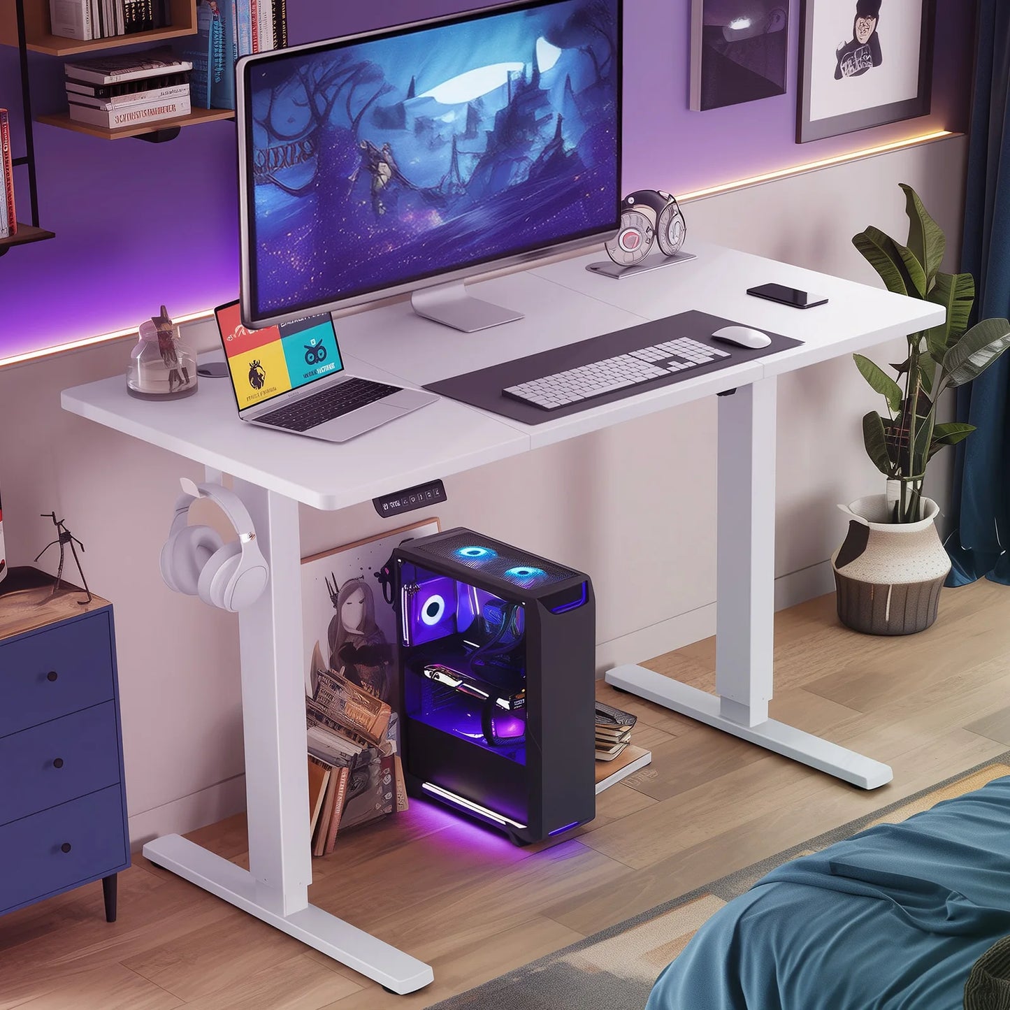 Electric Standing Adjustable Desk Ergonomic Desk