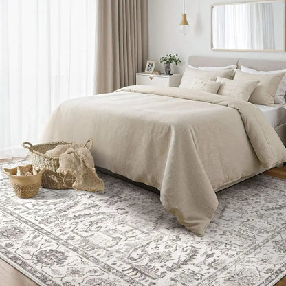 Area Rug 9x12, Washable, Non-Slip Stain Resistant