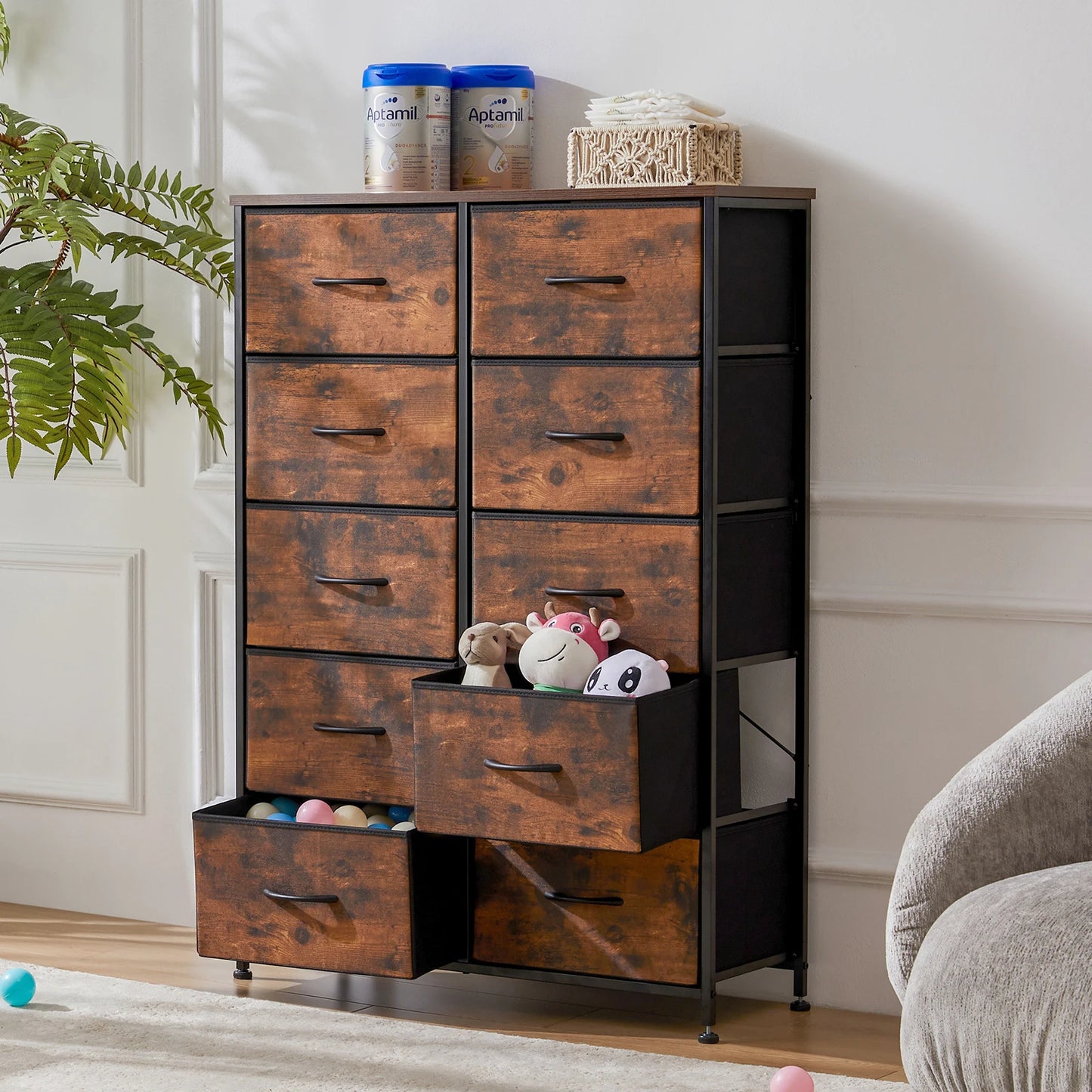 Wardrobe Steel Frame Closet/Cabinet