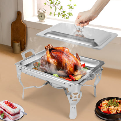 6L Chafing Dish Food Warmer Stainless Steel
