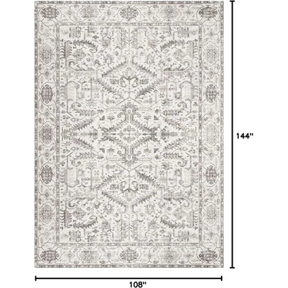 Area Rug 9x12, Washable, Non-Slip Stain Resistant