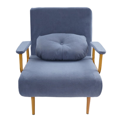 Off-White/Grey/Green Sofa Bed Adjustable Backrest