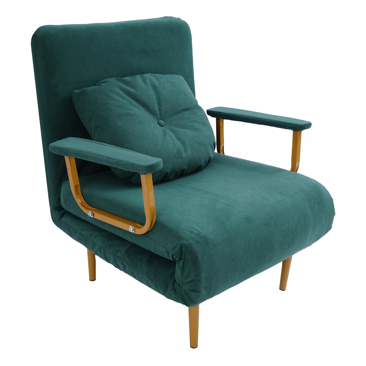 Off-White/Grey/Green Sofa Bed Adjustable Backrest