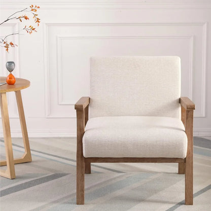 Linen Upholstered Armchair