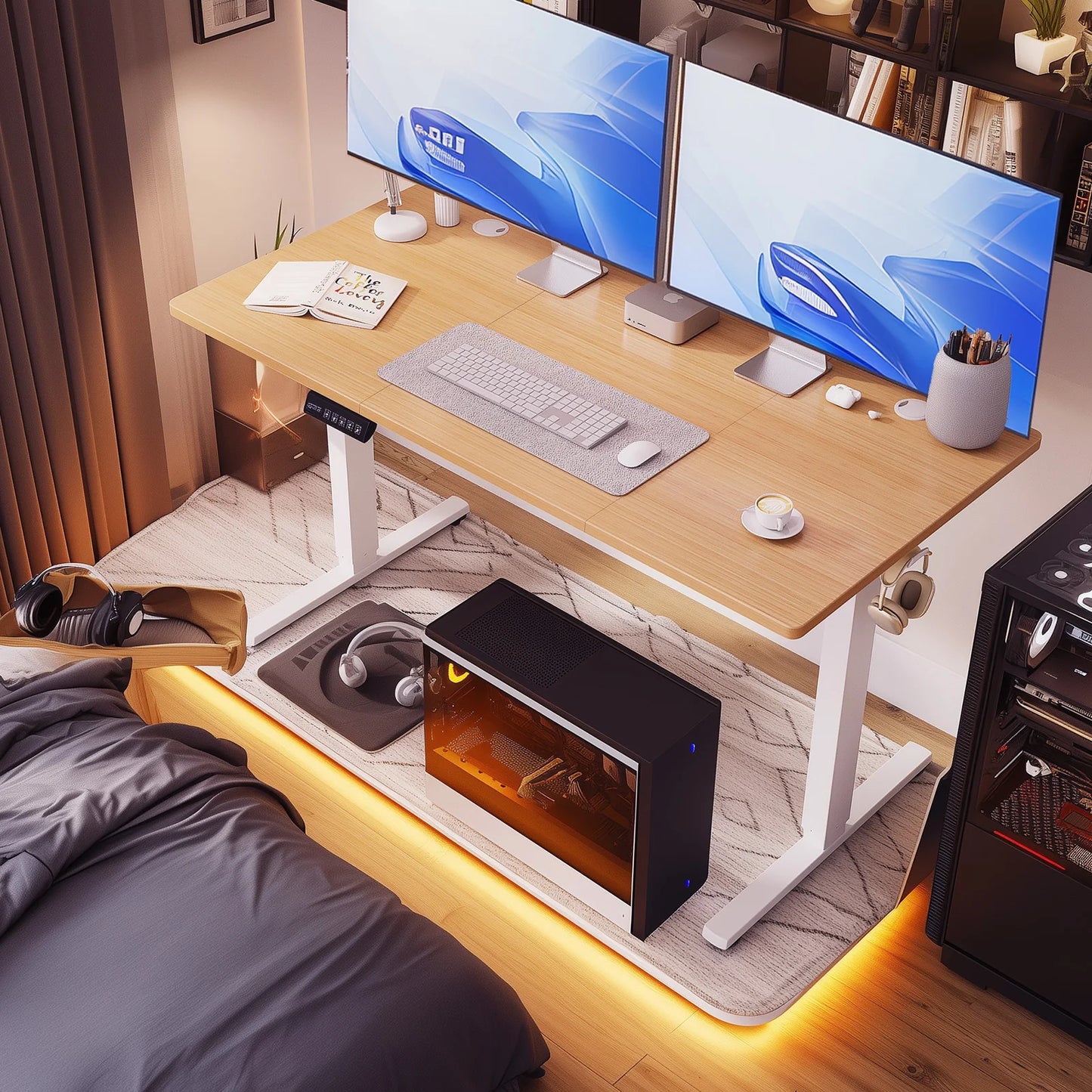 Electric Standing Adjustable Desk Ergonomic Desk
