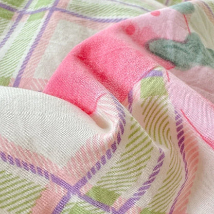 3pcs Duvet Cover Set Cartoon Strawberry Print