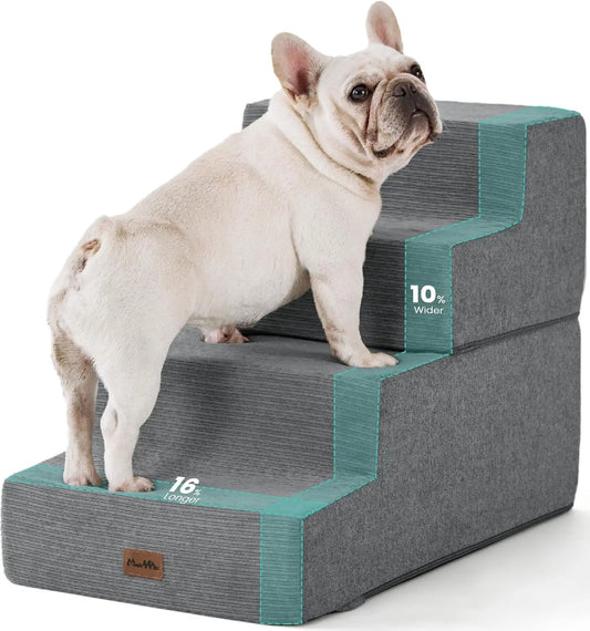 Non-Slip Foam Stairs for Dogs and Cats Up to 40lbs,