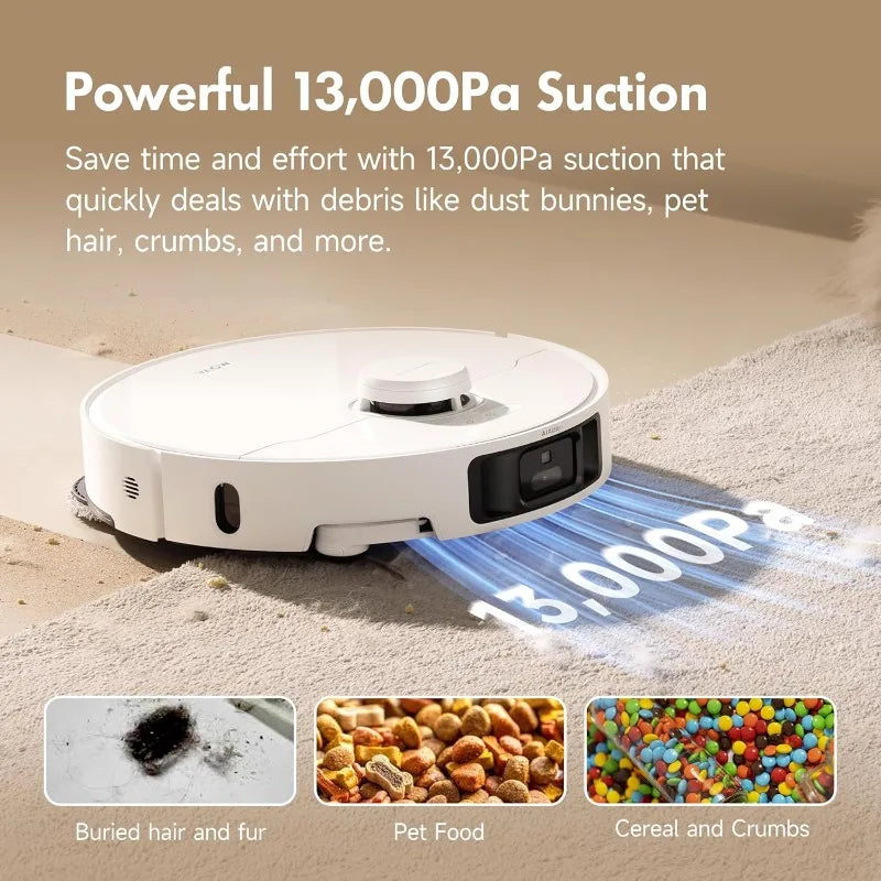P10 Pro Ultra Robot Vacuum And Mop 13,000Pa Suction,
