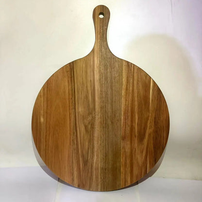 Large round Waterproof  Wood Dining Plate Tray