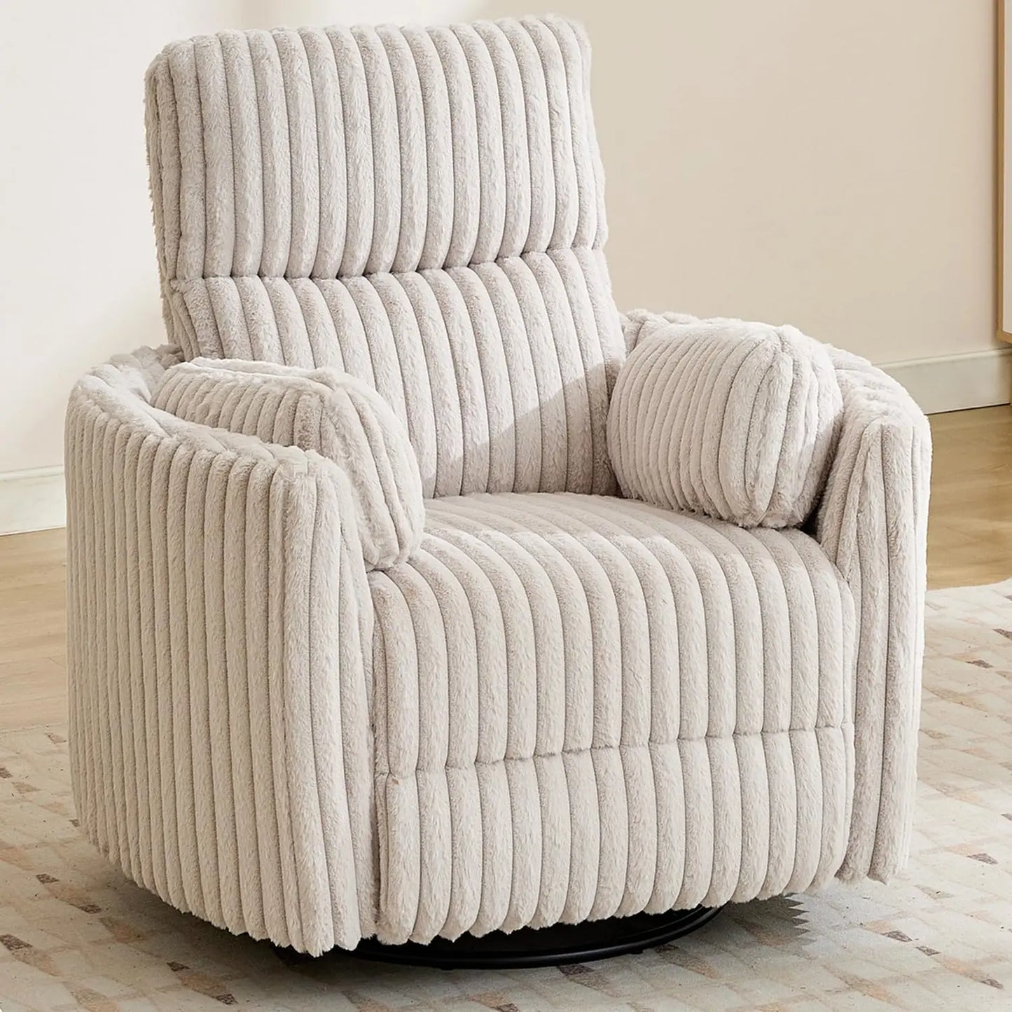 Power Swivel Glider Rocking Recliner Nursery Chair