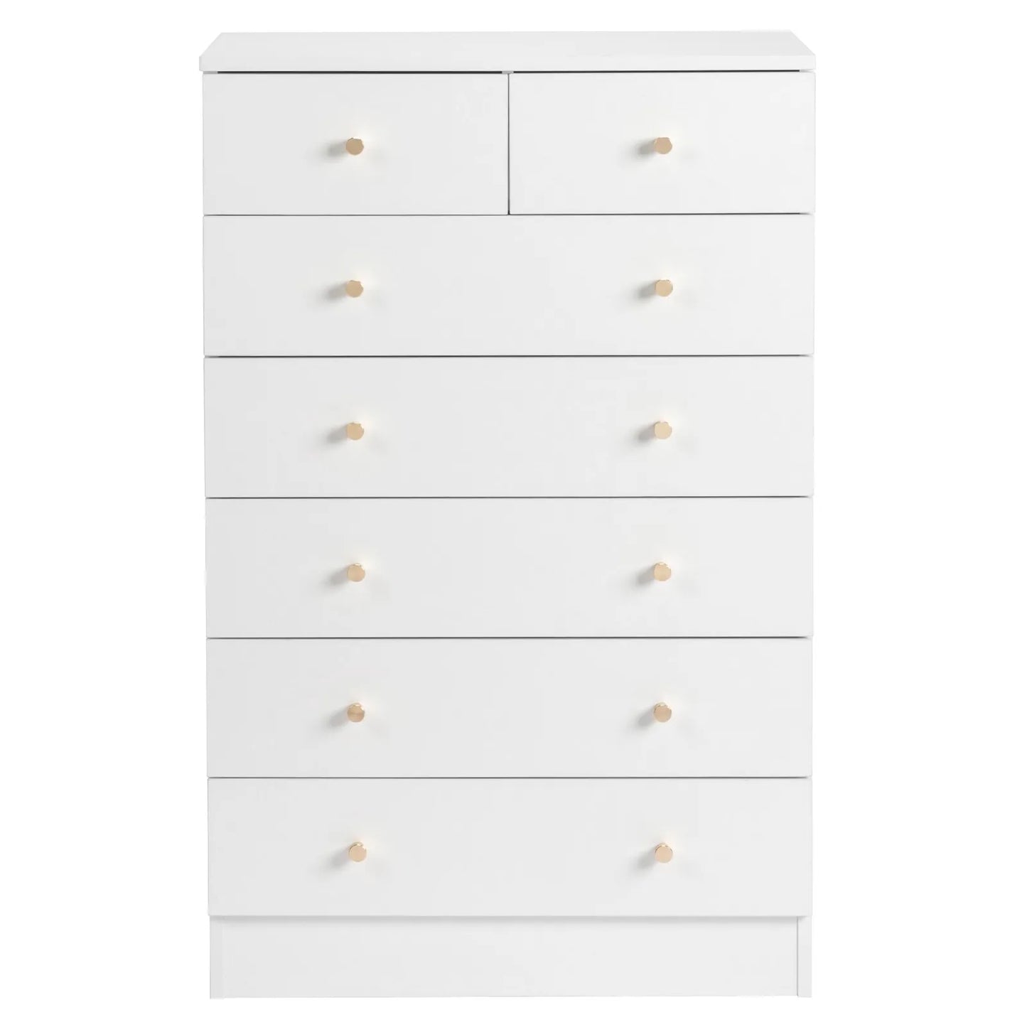 Dresser 7 Drawers Wood Storage Cabinet