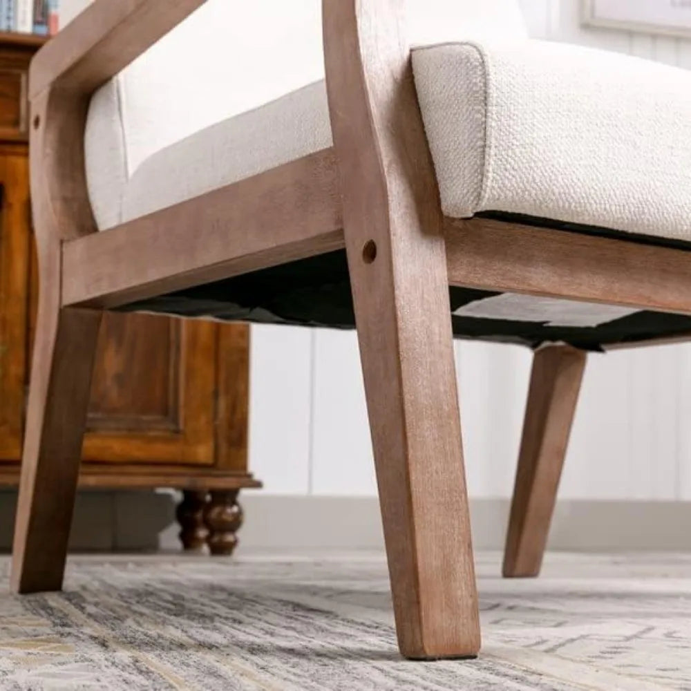 Linen Upholstered Armchair