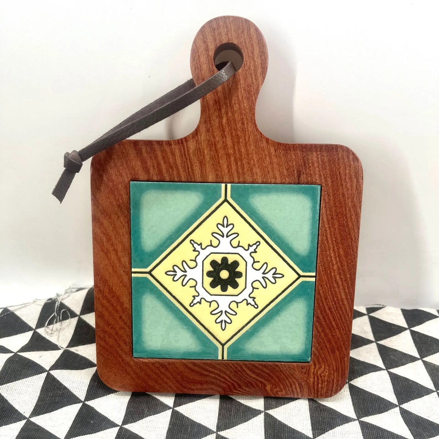 Large round Waterproof  Wood Dining Plate Tray