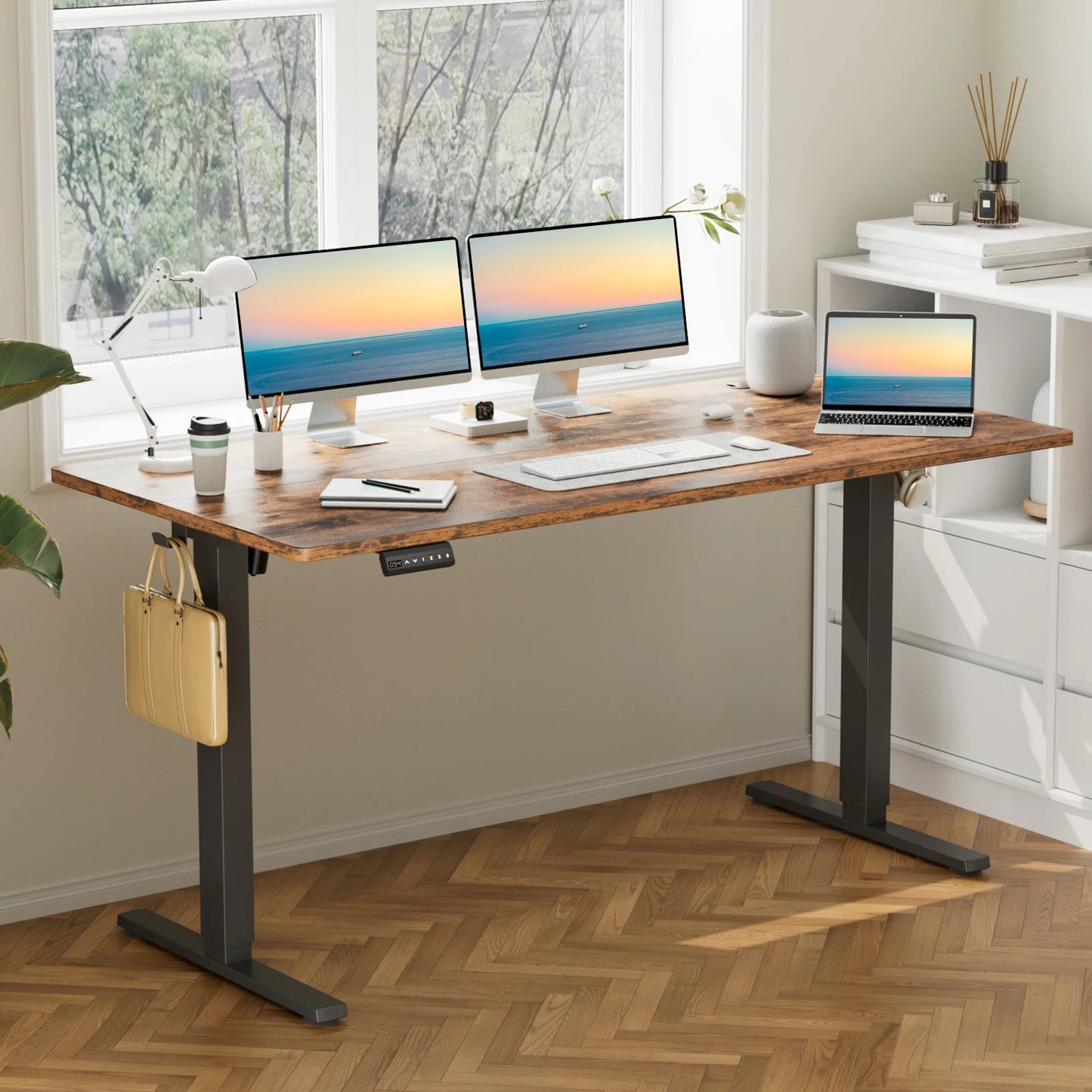 Electric Standing Adjustable Desk Ergonomic Desk