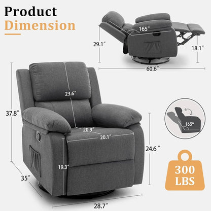 360 Swivel Rocker/Recliner Chair