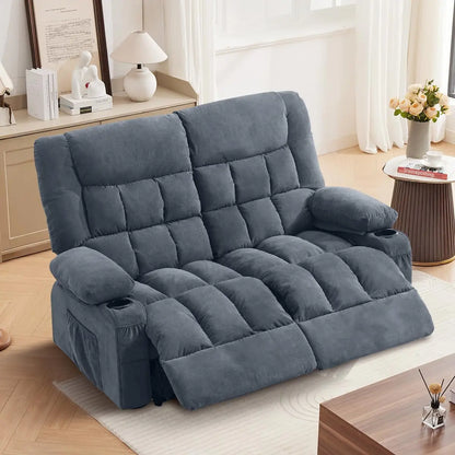 Recliner Loveseat with Cup Holders