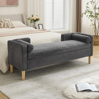 Ottoman with Storage Bench, Upholstered