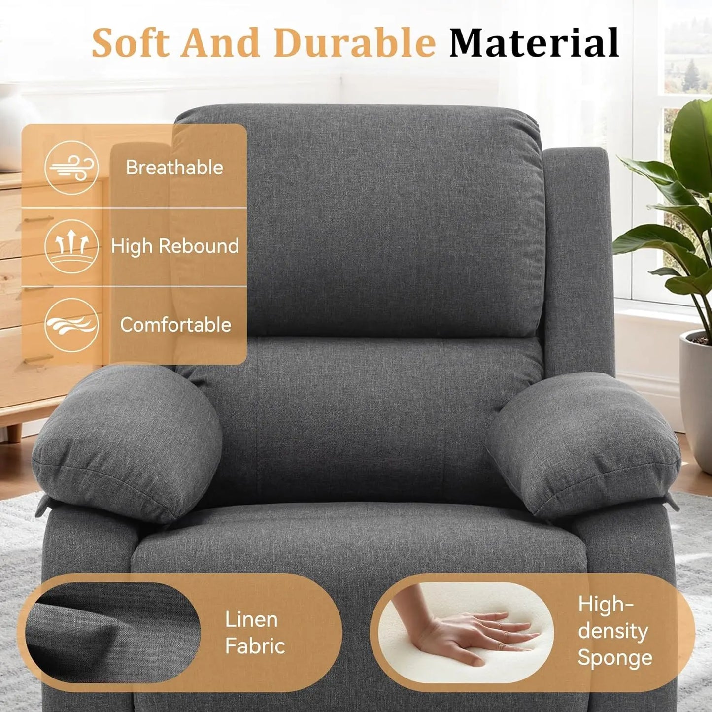 360 Swivel Rocker/Recliner Chair