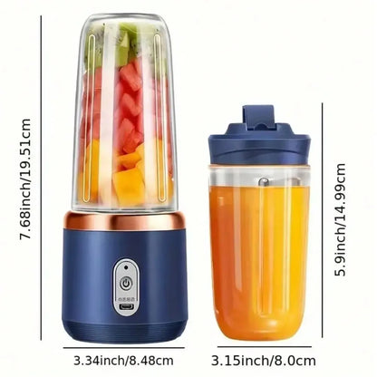 Portable Rechargeable Blender, Smoothie Maker & Ice Crusher